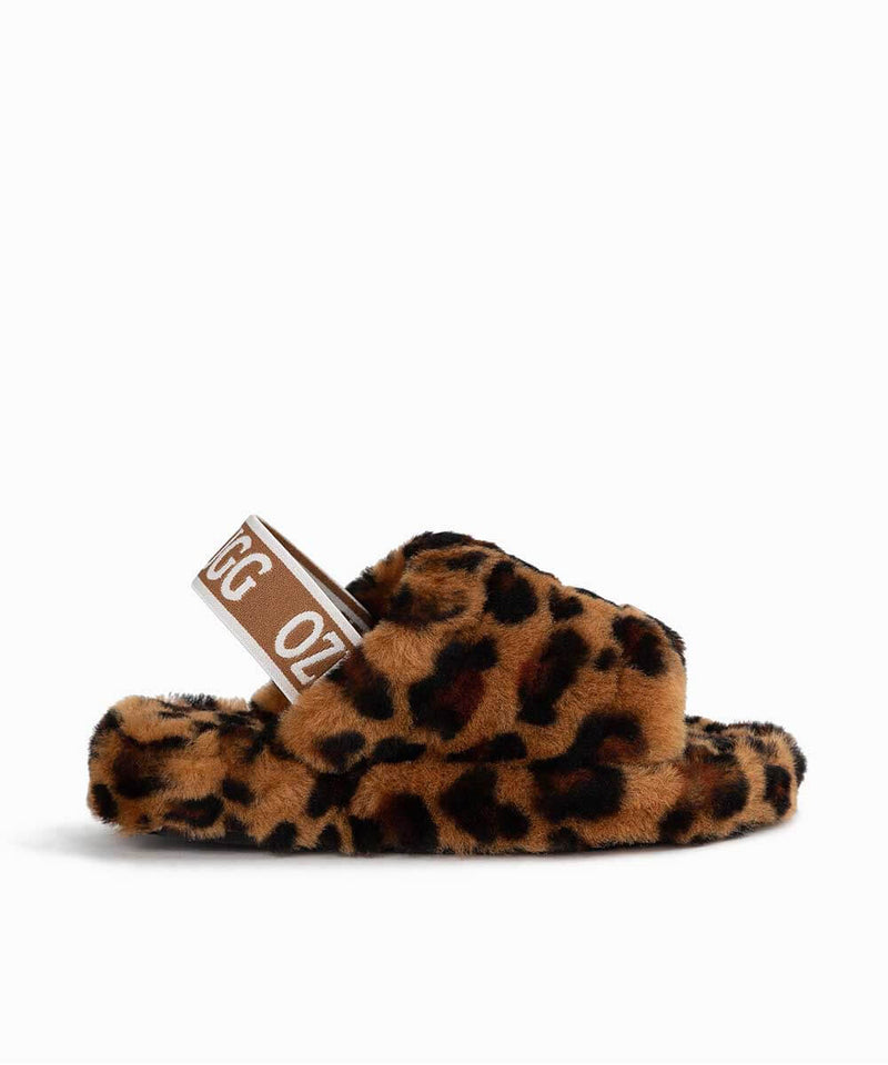 Kid’s UGG Snugg Leopard Slide