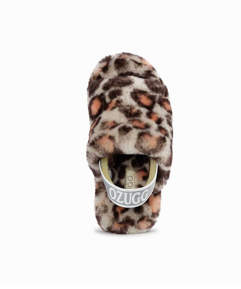 Kid’s UGG Snugg Leopard Slide