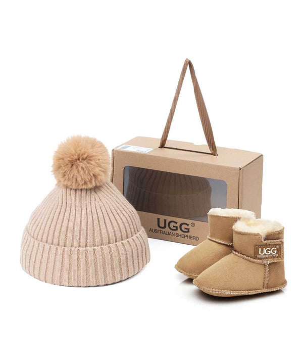 UGG Baby Beanie Bootie Gift Set